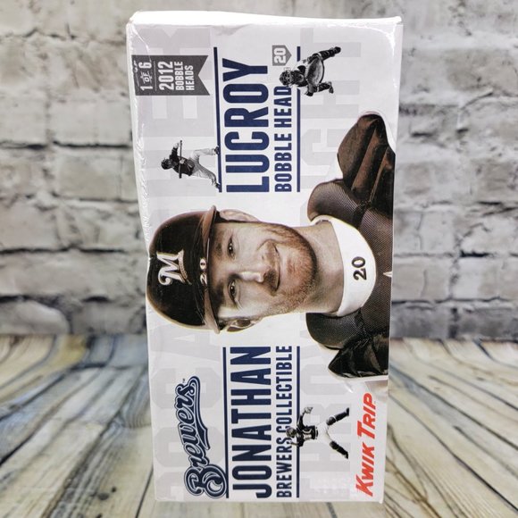 Milwaukee Brewers Jonathan Lucroy Collectible Bobble Head Figure 2012 MLB - Picture 5 of 9